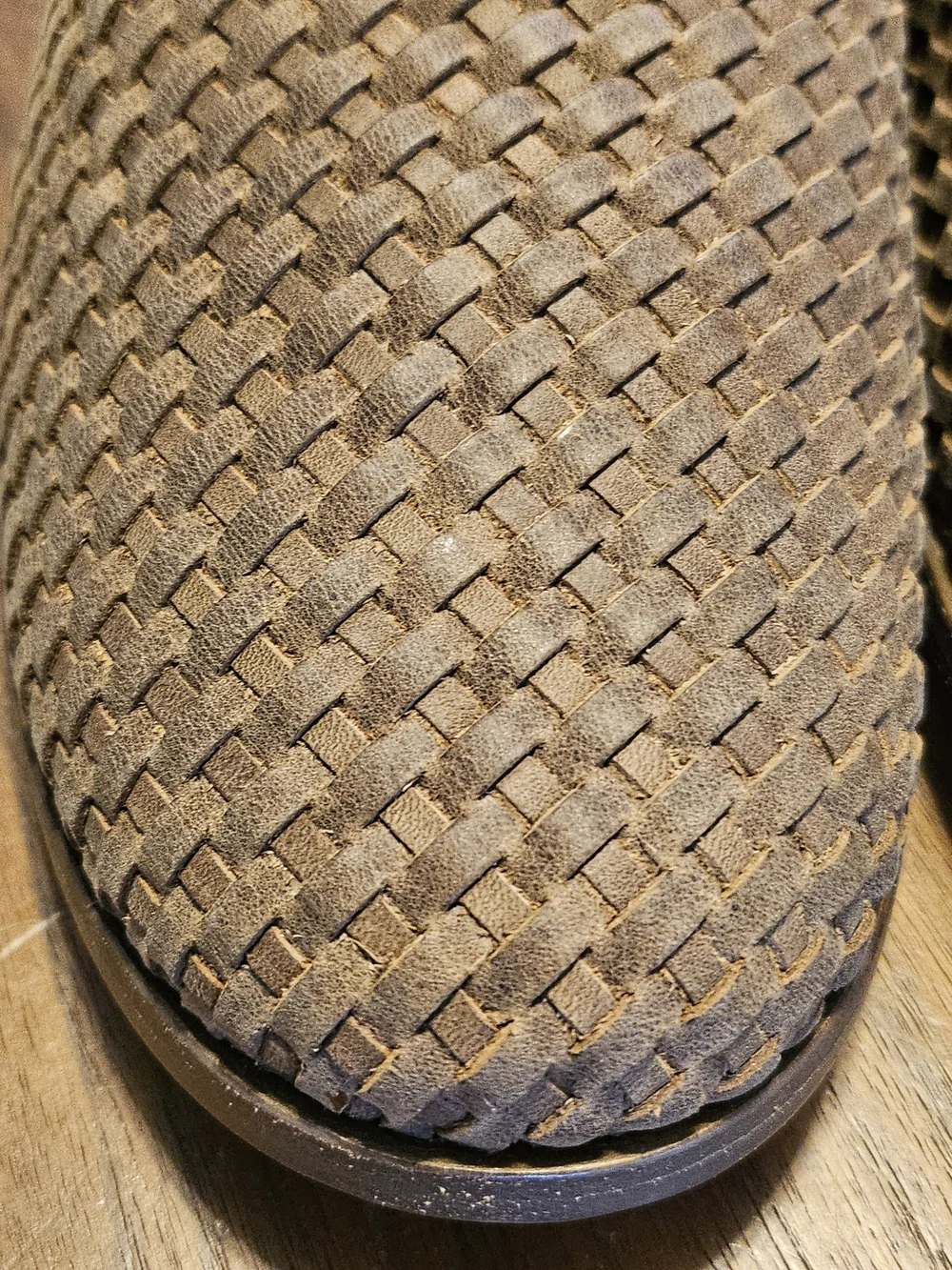 New Unworn Nisolo Alejandro Brown Woven Leather Slip-On Loafers 12